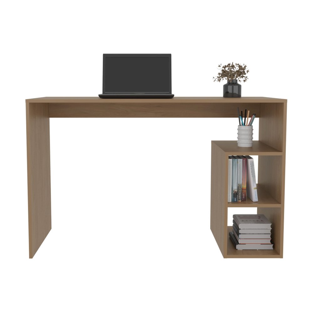 Benson Desk, 3 Shelves, Light Pine. Picture 3