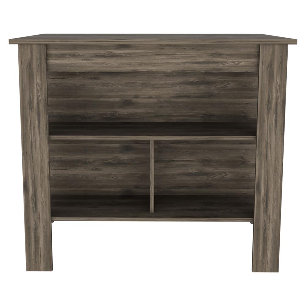 Delos Kitchen Island Brown. Picture 1