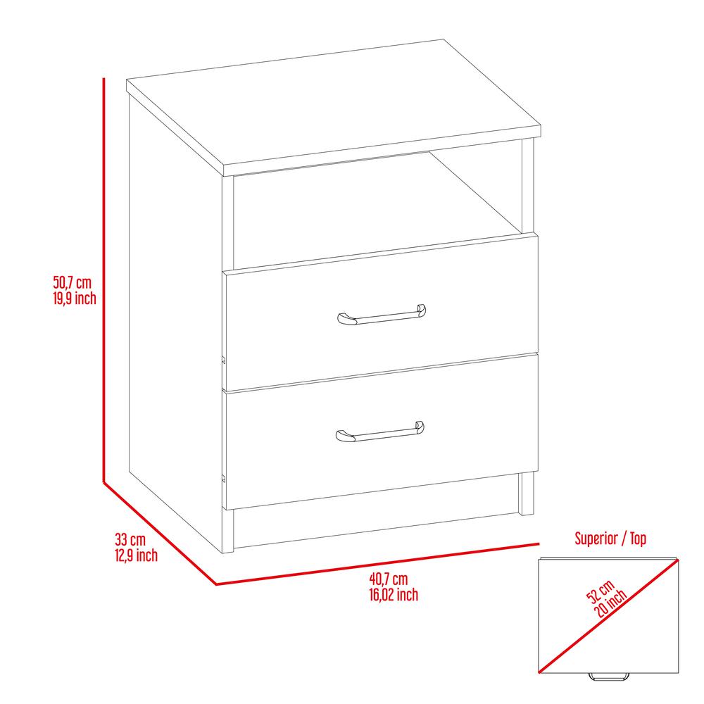 Salento Night Stand Black Wengue. Picture 7