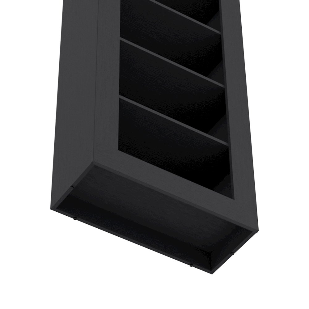 Poros Bookcase In Black Wengue. Picture 7