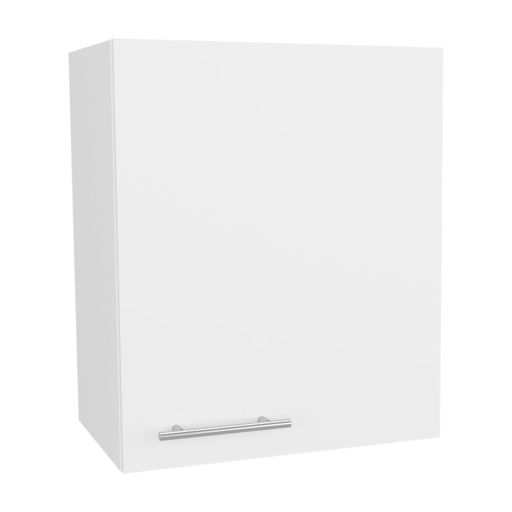 Sterling Wall Cabinet with 1 Door and 2 Shelves, White. Picture 1