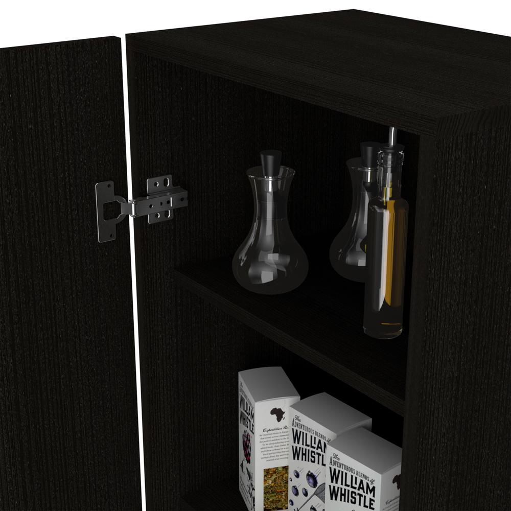 Uluru Kitchen Pantry Black Wengue. Picture 4