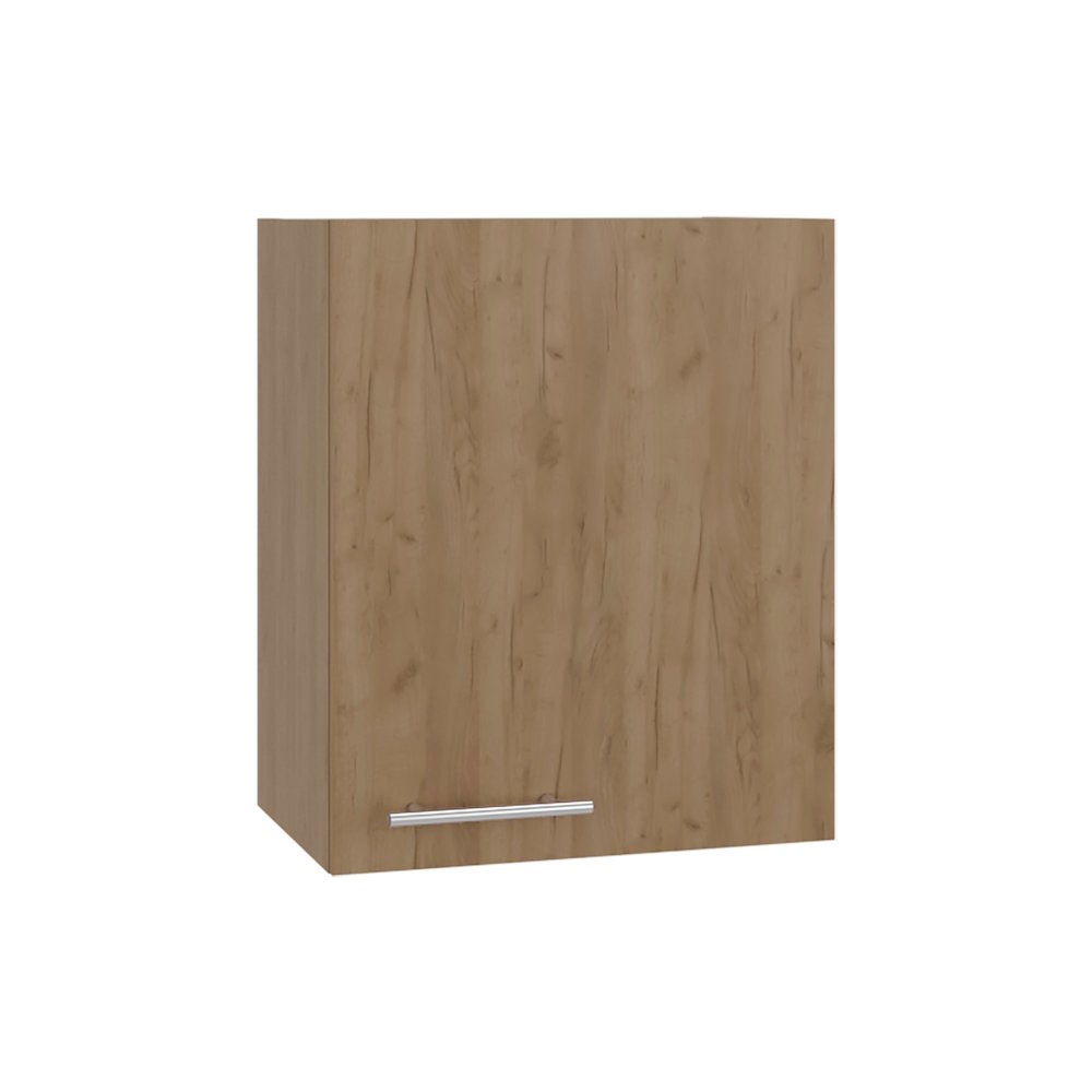 Sterling Wall Cabinet with 1 Door and 2 Shelves, Natural Oak. Picture 8
