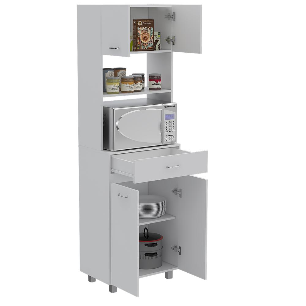 Mucura Microwave Cabinet White. Picture 2