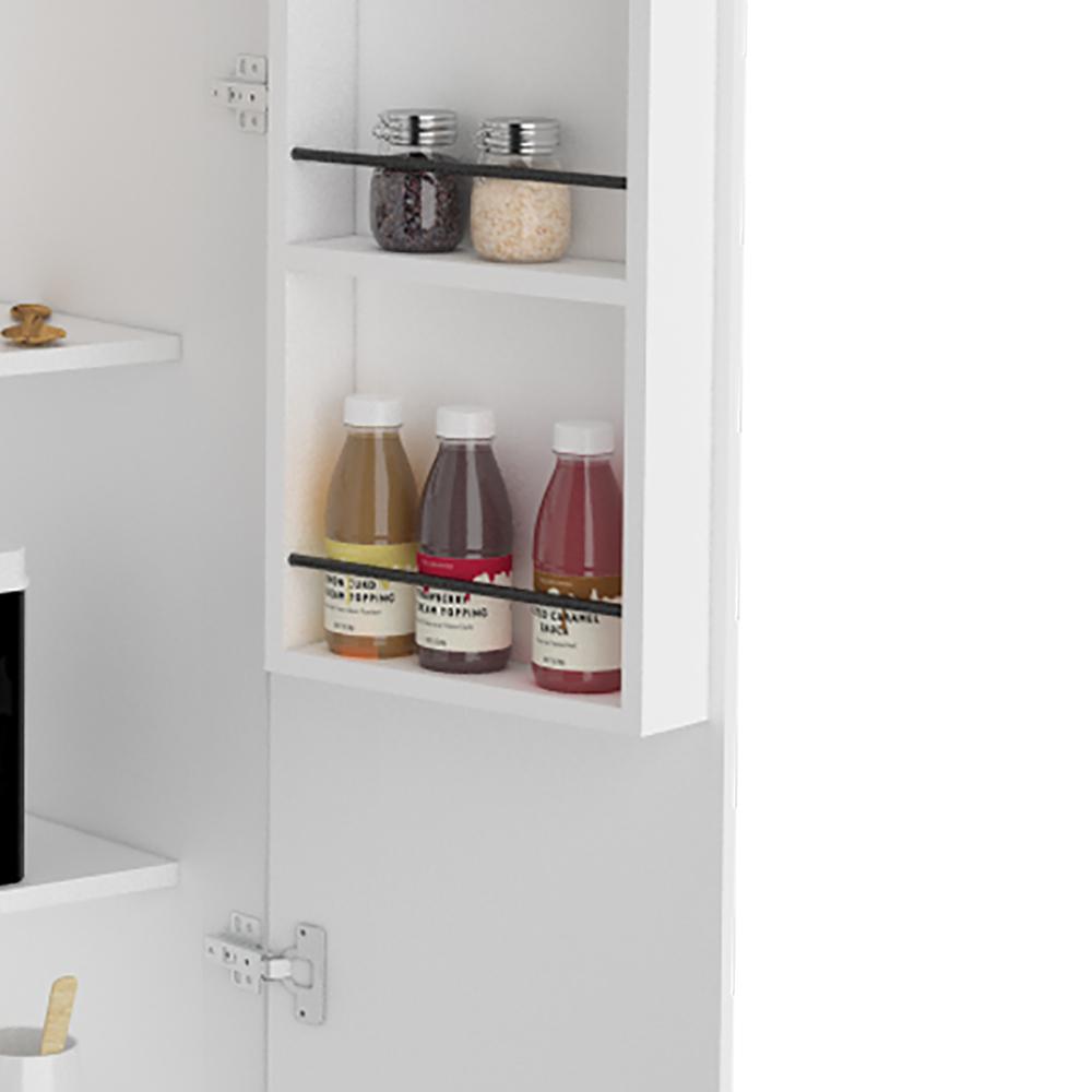 Chad Pantry Cabinet White. Picture 5