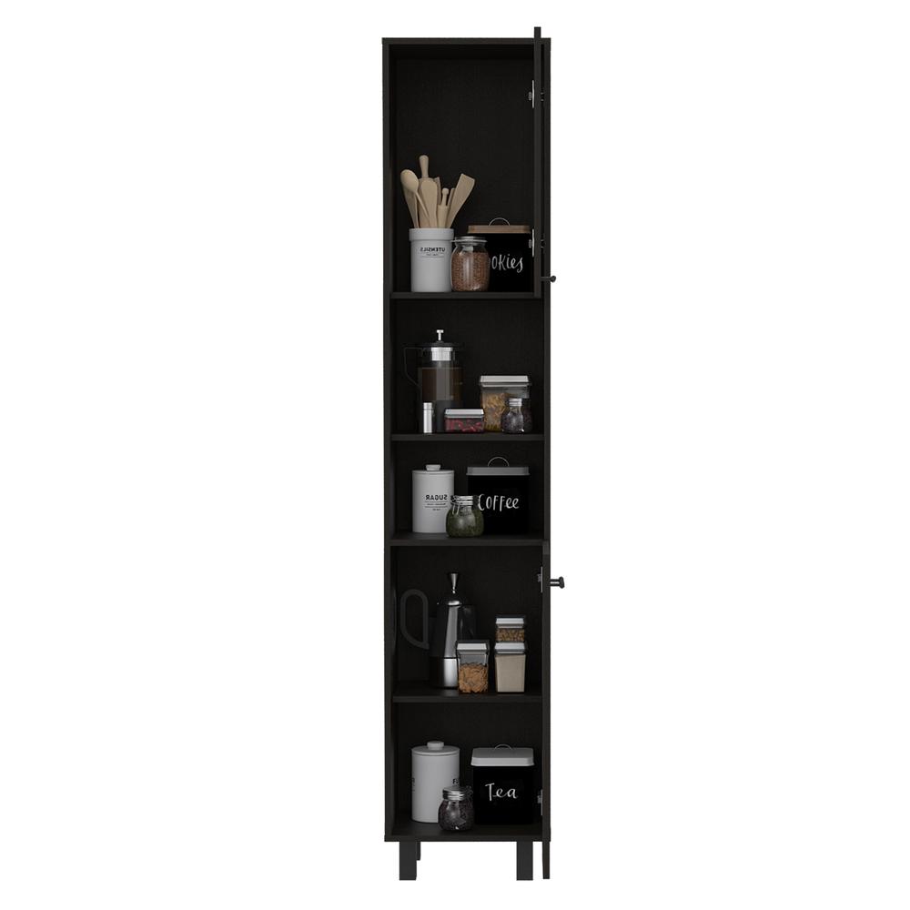 Ikaria Kitchen Pantry Black. Picture 5