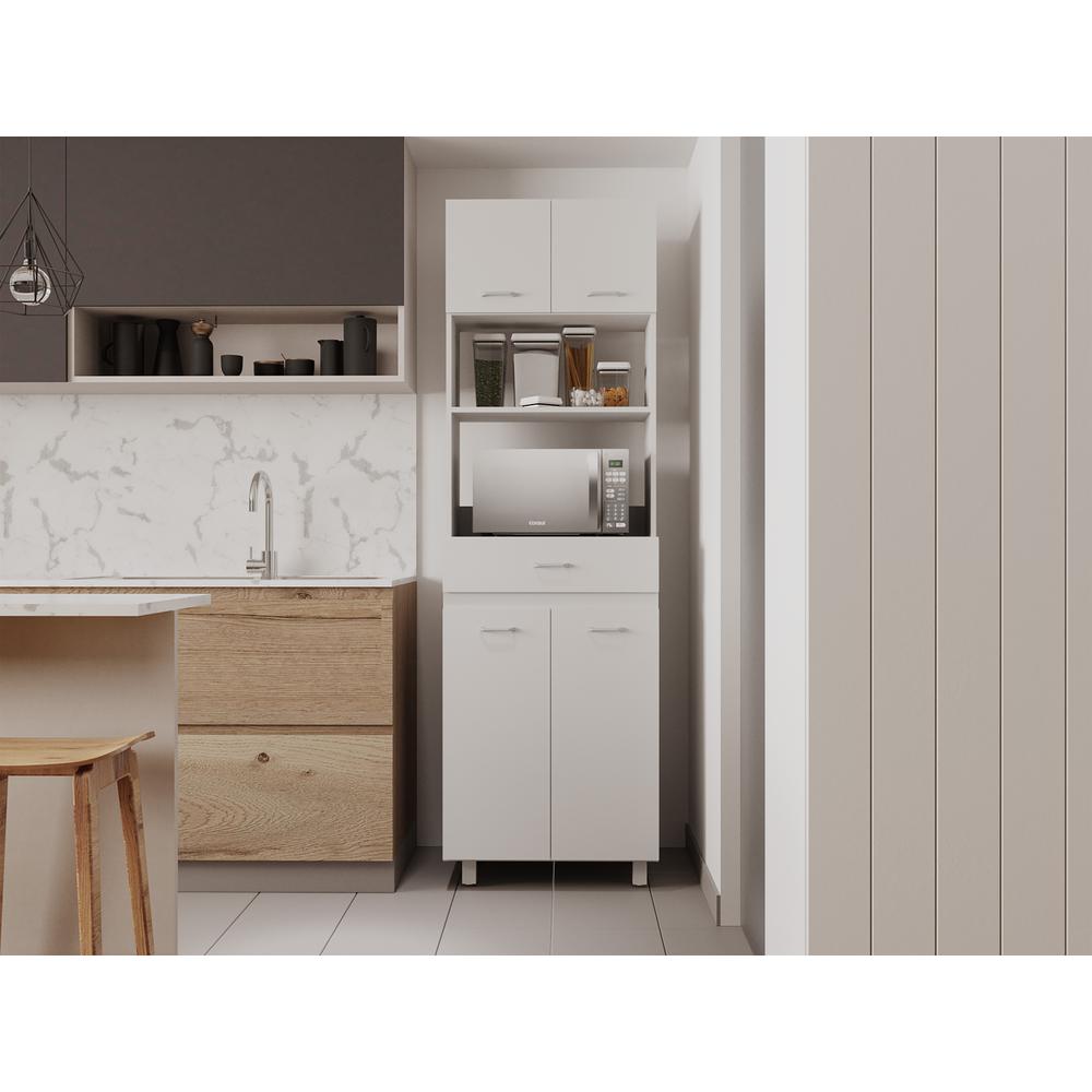 Mucura Microwave Cabinet White. Picture 10
