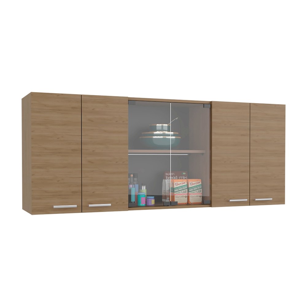 150 Wall Cabinet with Four Doors, Two Internal Shelves. Picture 3