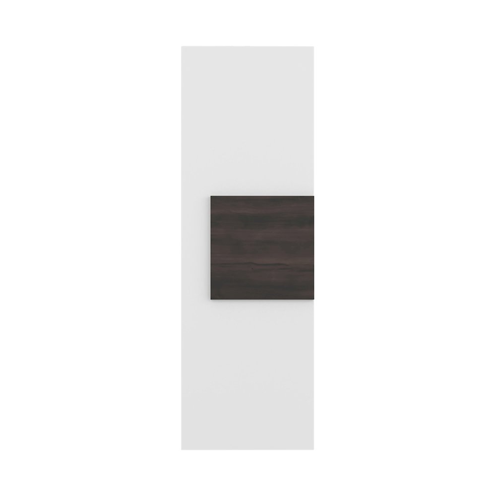 Elliott Medicine 38"H Single Door Cabinet, Three Shelves, White/Dark Walnut. Picture 3