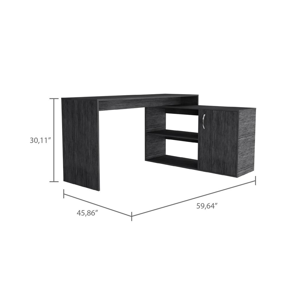 Boston Desk - Smoky Oak. Picture 3