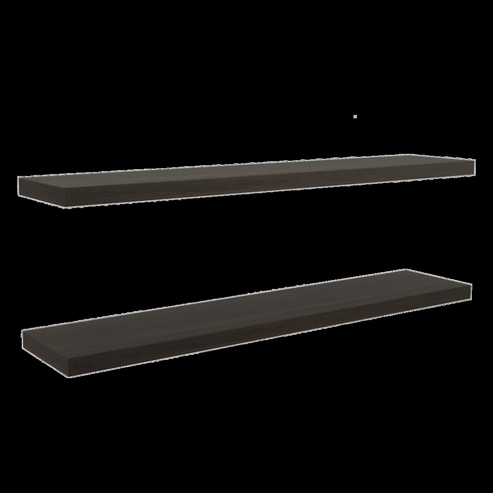 Belville Shelves, 2 Shelves, Dark Walnut. Picture 2