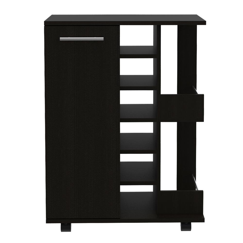 Magda Bar Cart Black Wengue. Picture 2
