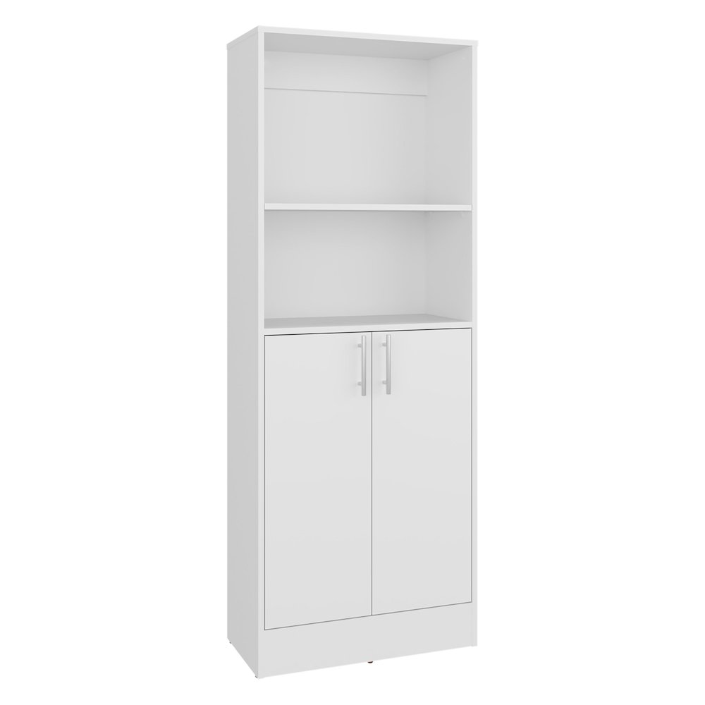 Griffin Multi-storage Cabinet with 5 Compartments, and 2 Doors, White. Picture 8