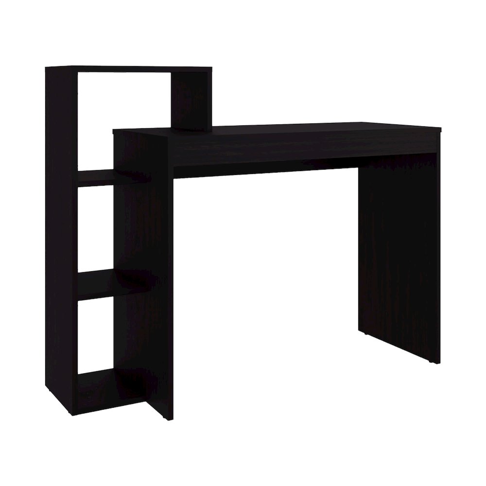Venetie Desk, 3 Shelves, Black Wengue. Picture 5