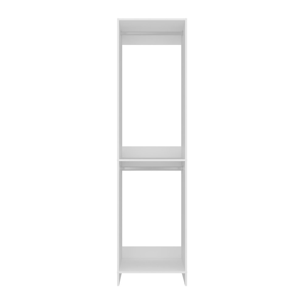 Dover Closet, 2 Shelves, White. Picture 6