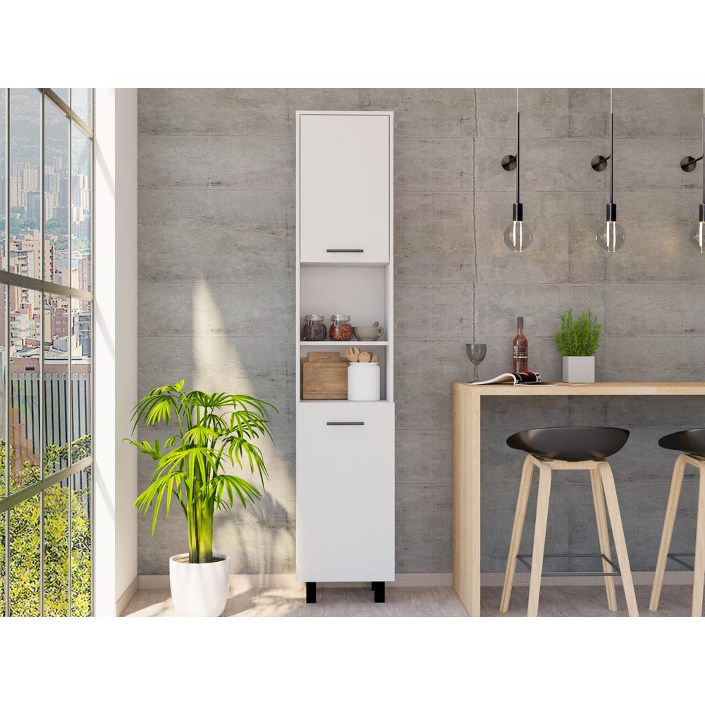 Ikaria Kitchen Pantry White. Picture 1