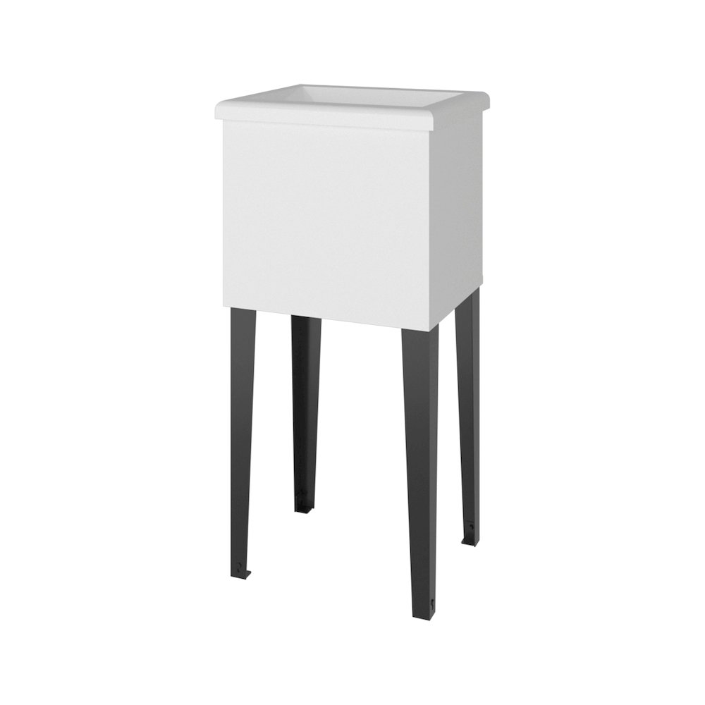 Kulm Utility Tub with 4 Legs and Large Wash Basin, White. Picture 5