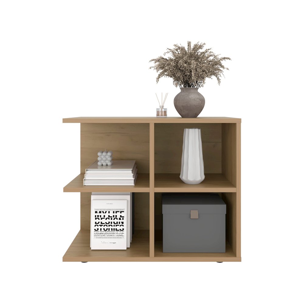 Orchards Console Sideboard, 4 Shelves, Natural Oak. Picture 4