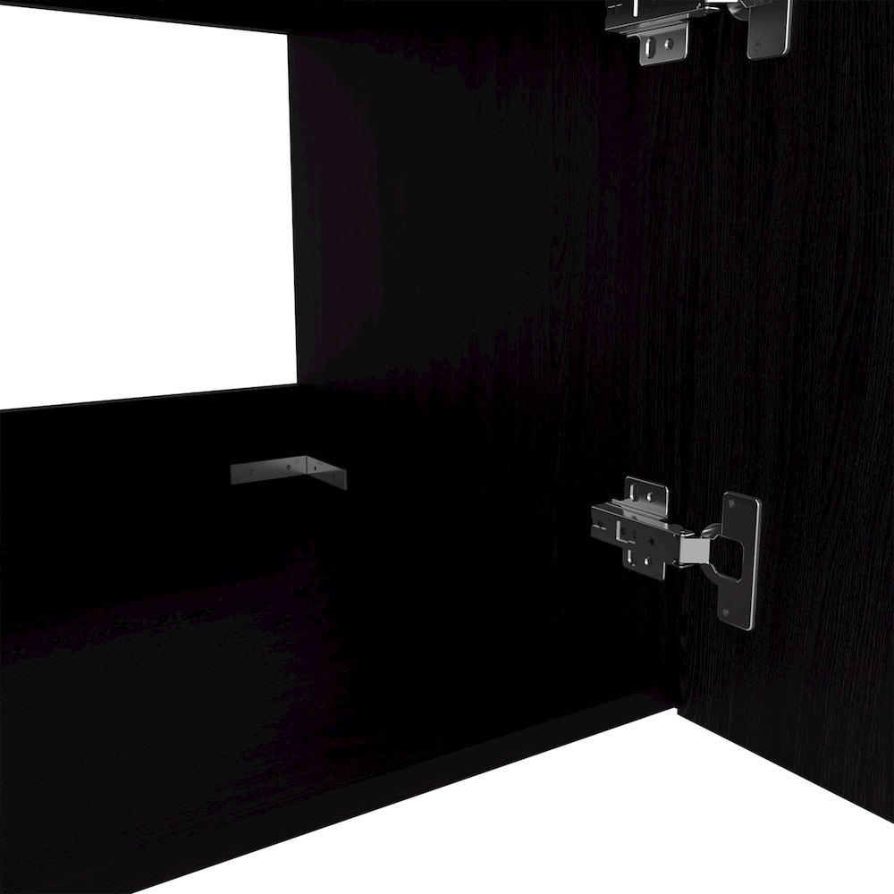 Bellevue Bathroom Vanity, 1 Door, Black Wengue. Picture 3