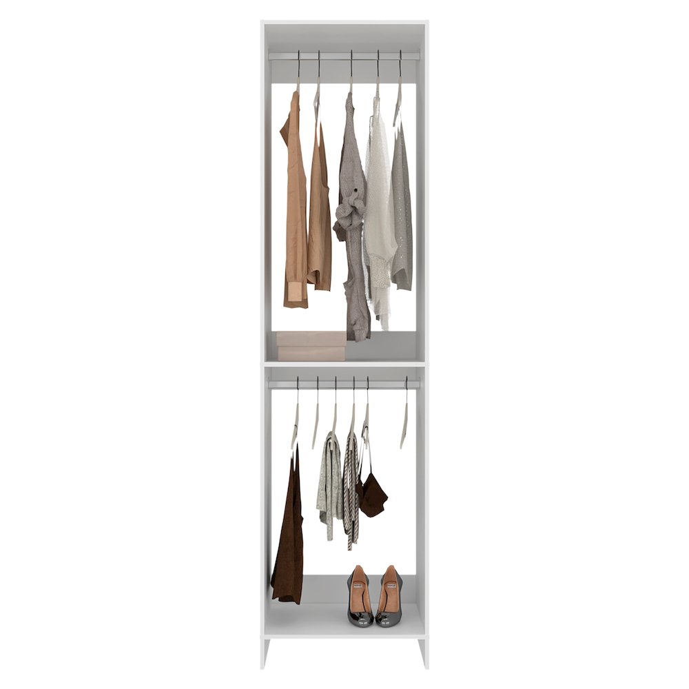 Dover Closet, 2 Shelves, White. Picture 2
