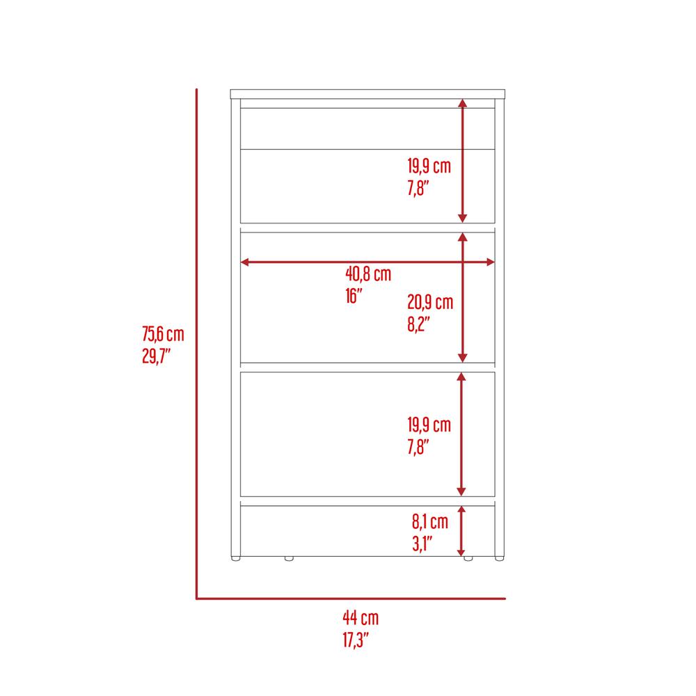 Colyn Linen Cabinet - Light Oak - White. Picture 4