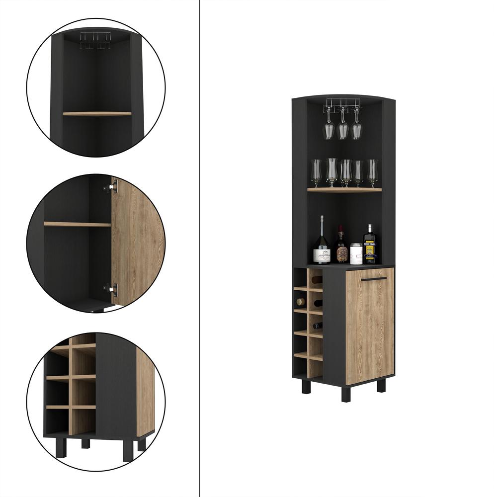 DEPOT E-SHOP Morocco Corner Bar Cabinet. Picture 2