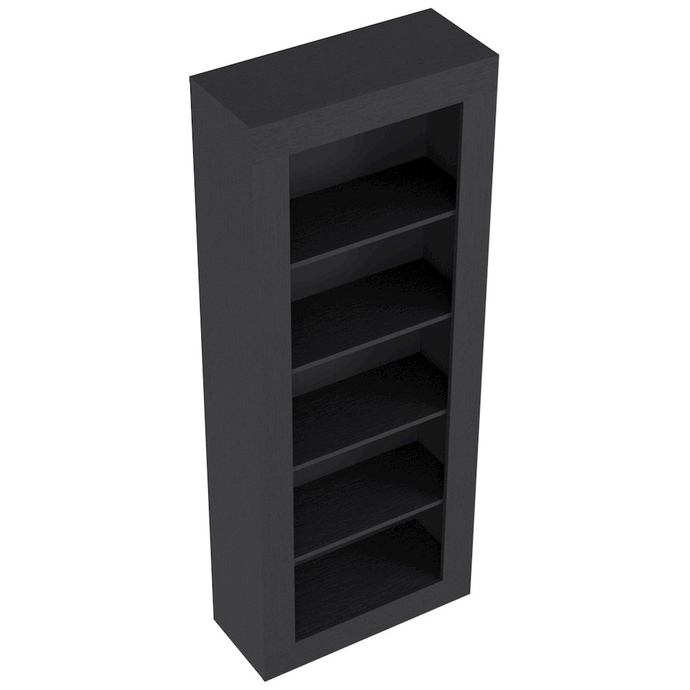 Poros Bookcase In Black Wengue. Picture 6