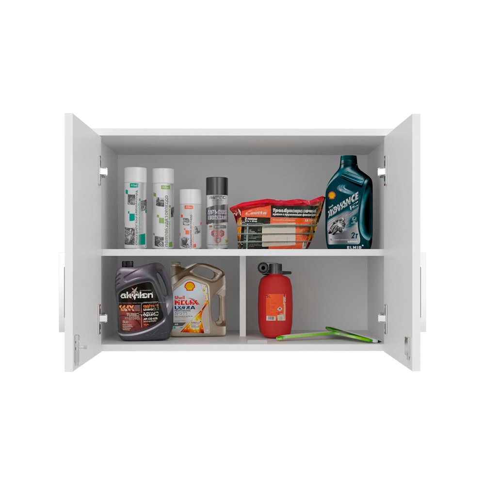 Danbury Storage Cabinet-Wall Cabinet, White. Picture 4