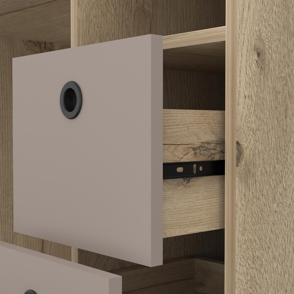 Aramis Office Set - Light Oak+Taupe. Picture 4