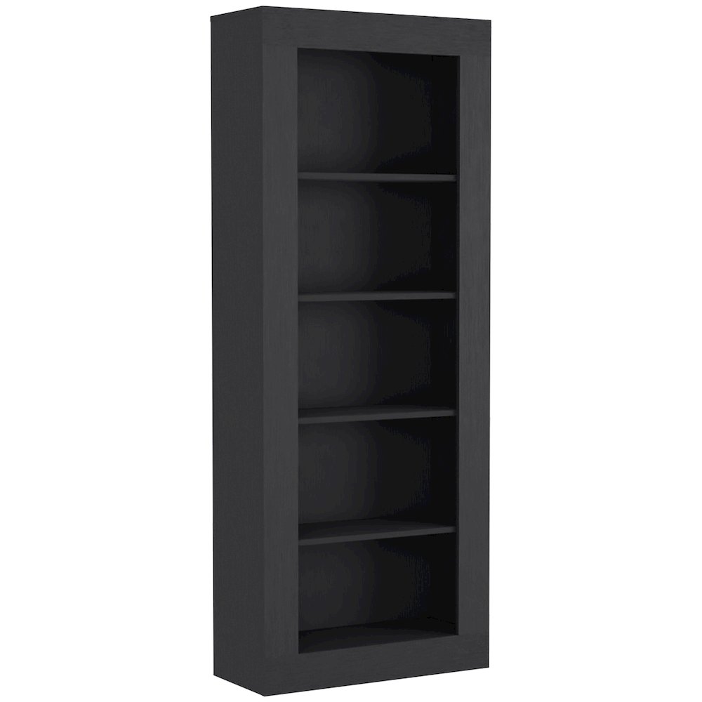 Poros Bookcase In Black Wengue. Picture 2