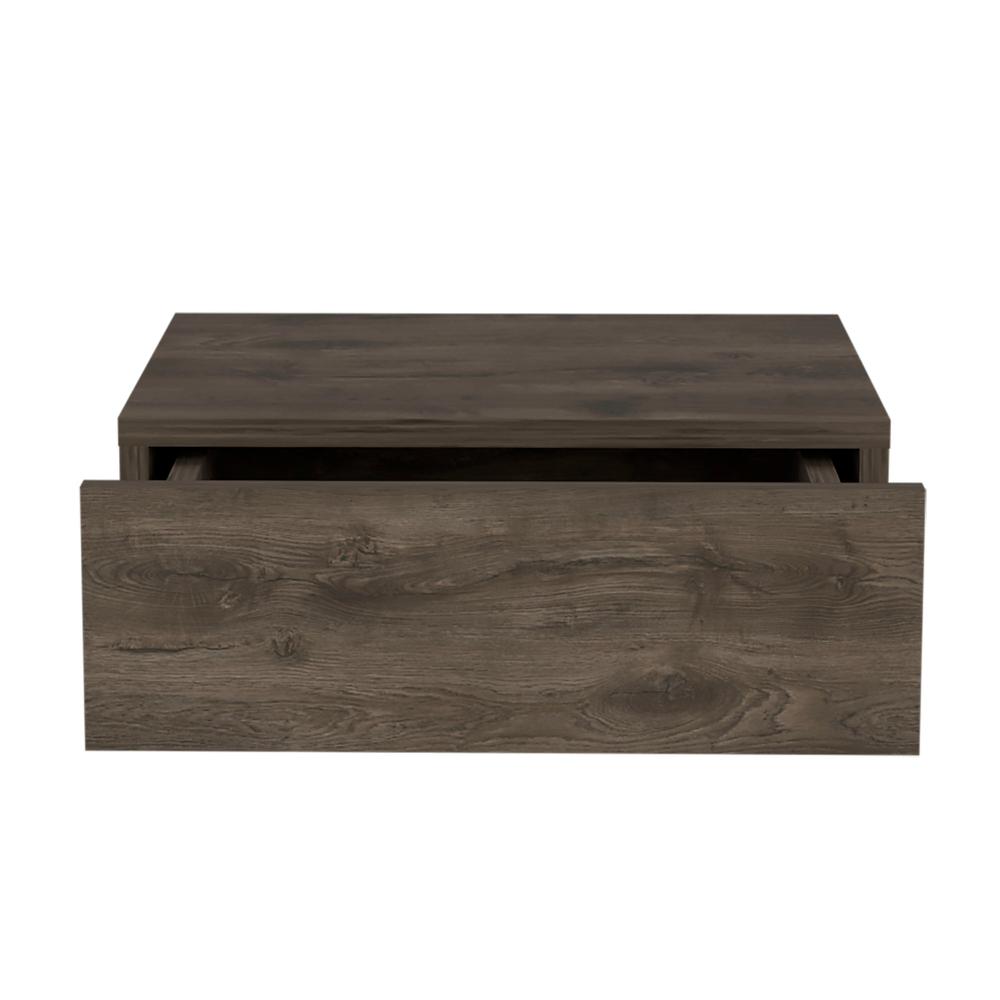 Ivor Floating Nightstand, Modern Wall-Mounted Bedside Shelf with Drawer. Picture 2
