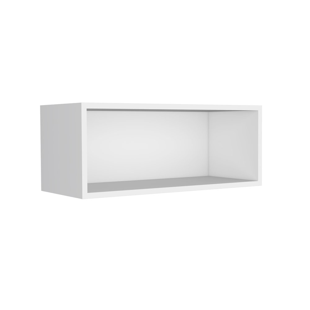 Ayden Wall Cabinet, 1 Spacious Shelf, White. Picture 2