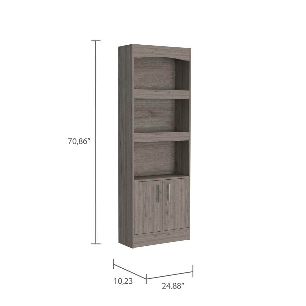 Dozza Bookcase Light Gray. Picture 2