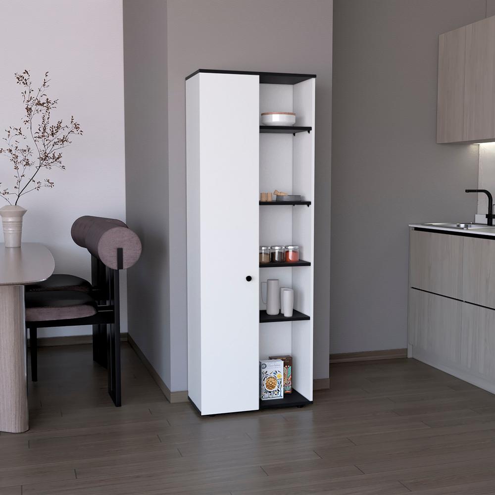 Cary 67" H Kitchen Storage Cabinet With One Door. Picture 6
