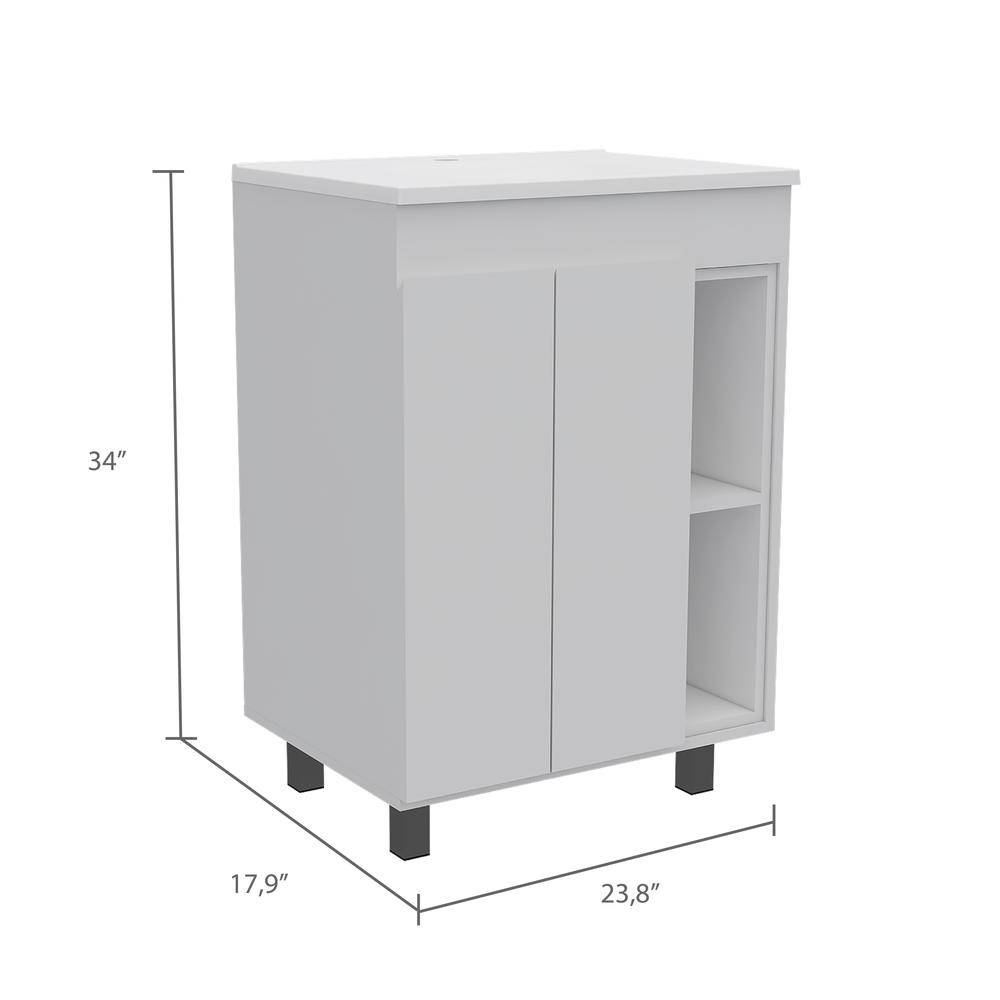 24" Meka Vanity White (2C) Blanco Nevado. Picture 5