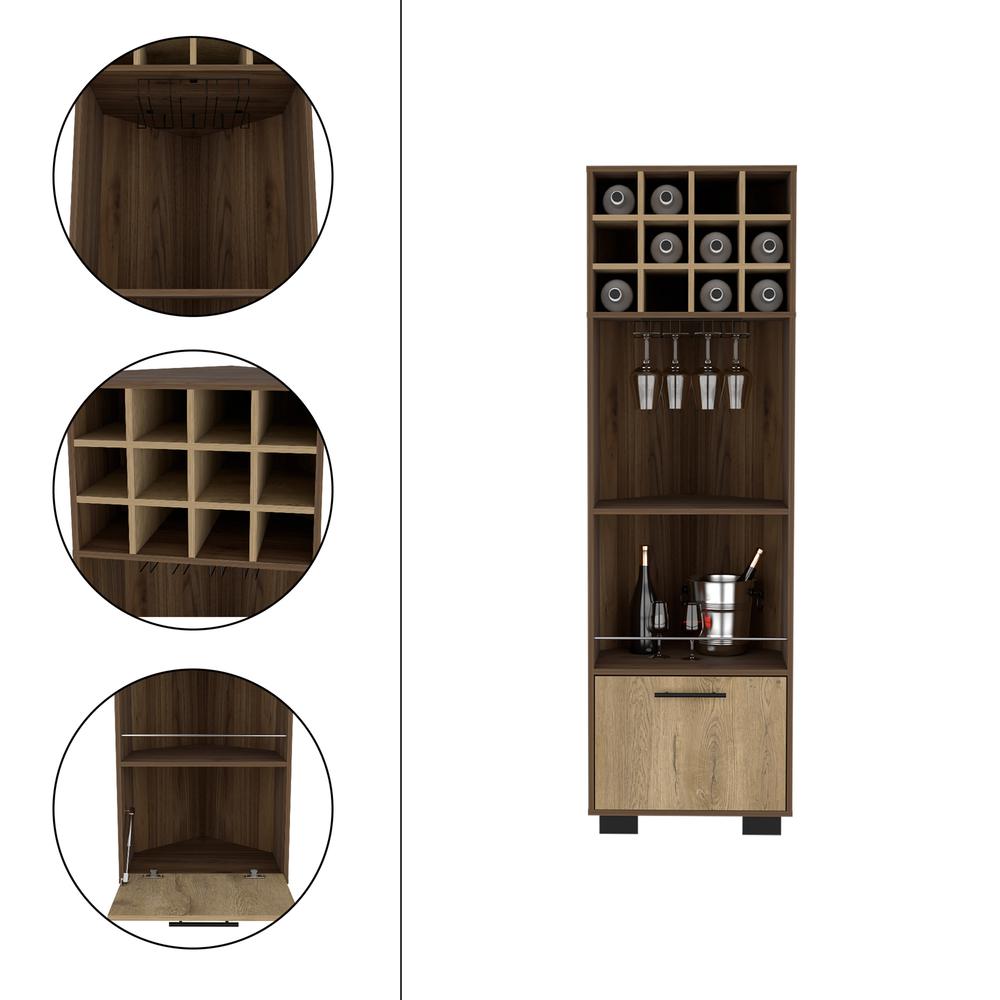 DEPOT E-SHOP Norway Corner Bar Cabinet. Picture 2