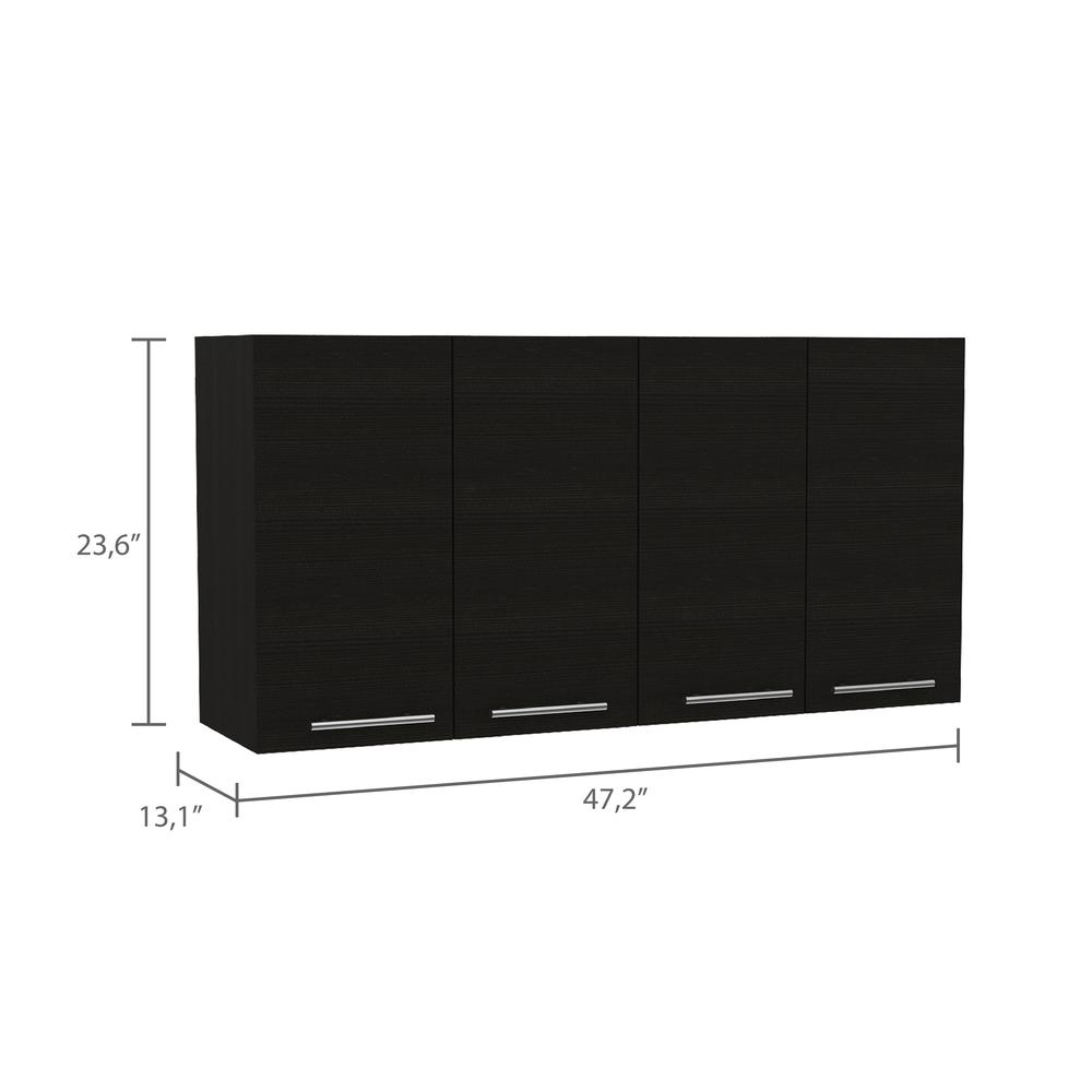 Oceana 120 Kitchen Cabinet Black Wengue. Picture 5