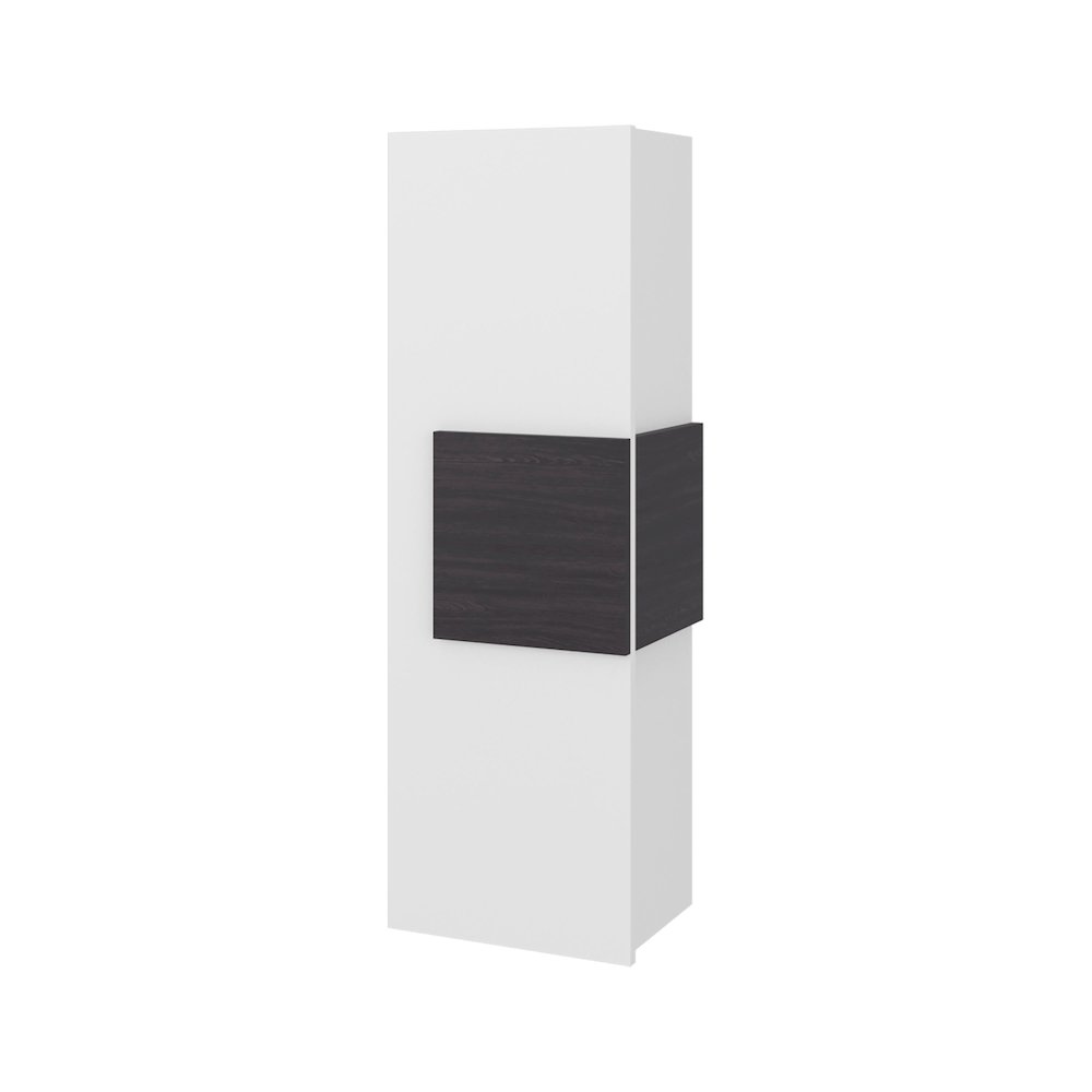 Elliott Medicine 38"H Single Door Cabinet, Three Shelves, White. Picture 8