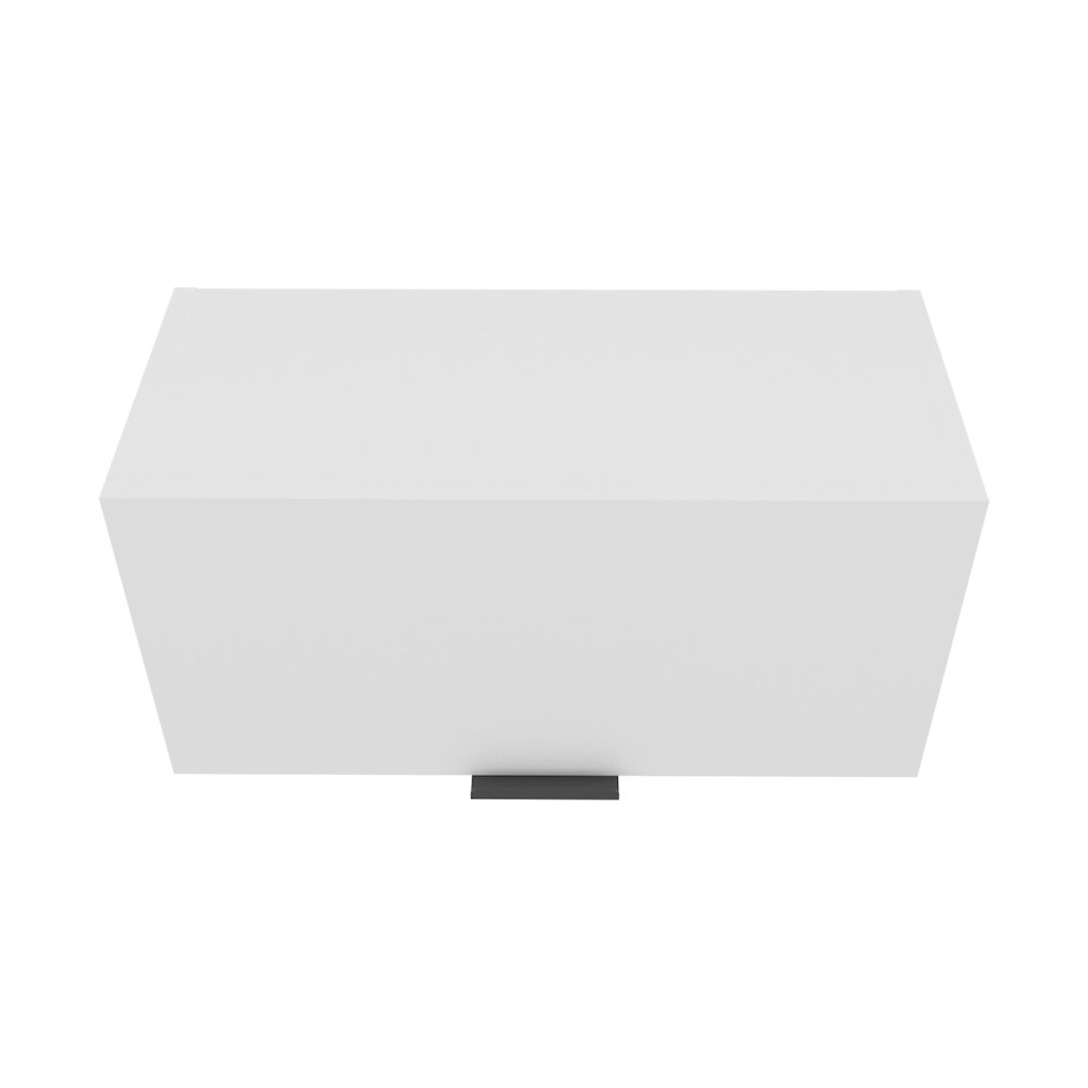 Caroleen Wall Cabinet, 1 door, 1 Shelf, White. Picture 6