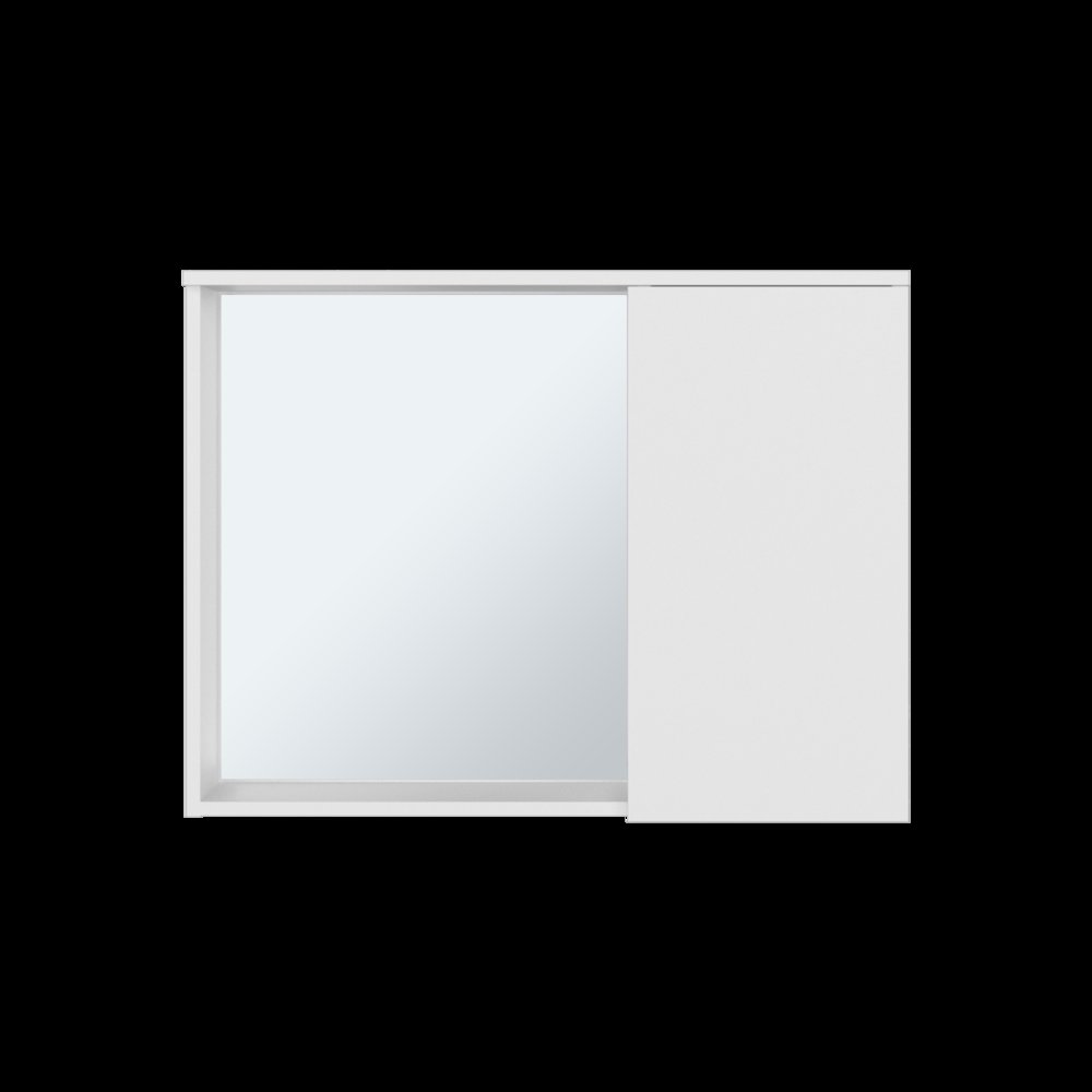 Nome Medicine Cabinet with Interior Storage Compartments, White. Picture 3