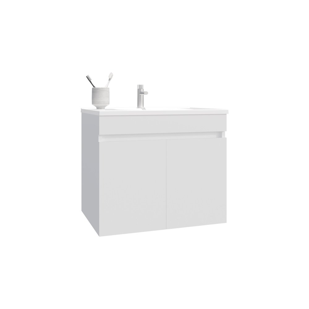 Tarentum Bathroom Vanity, 2 Doors, 2 Shelves, White. Picture 3
