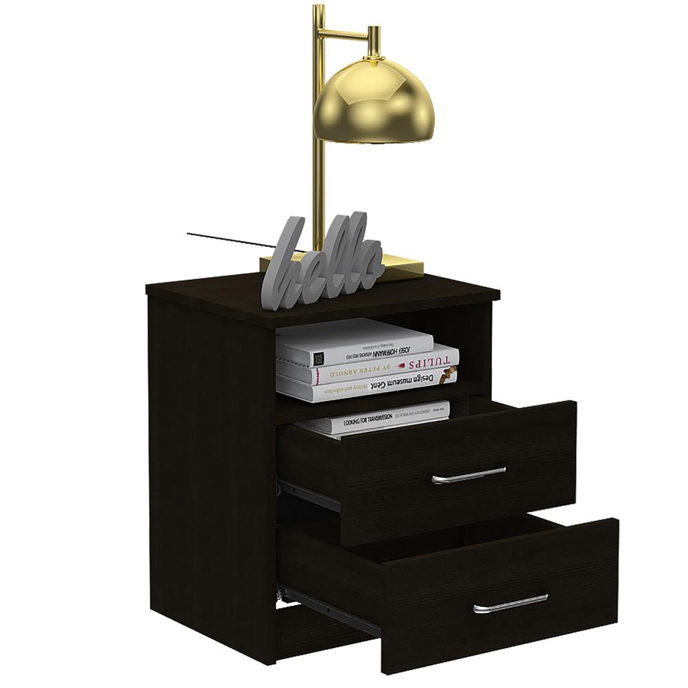 Salento Night Stand Black Wengue. Picture 3