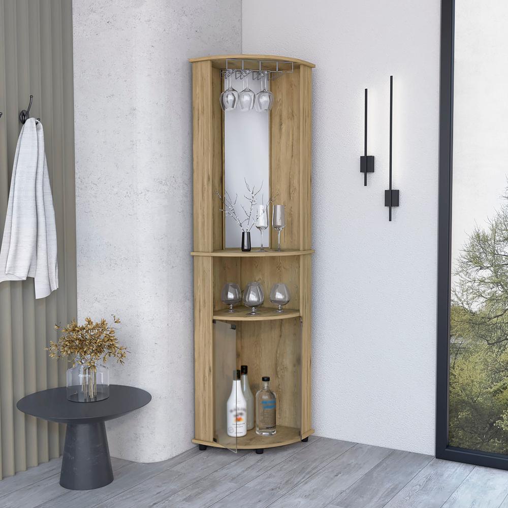 DEPOT E-SHOP Nashville - Corner Bar Cabinet Unit. Picture 5