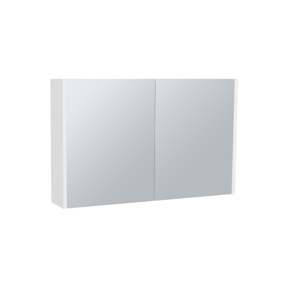 Cantwell Medicine Cabinet with 2 Doors, 3 Shelves, 2 Mirrors, White. Picture 1