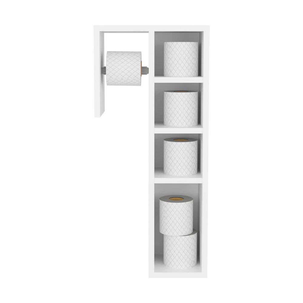 Delco Storage Cabinet, 4 Shelves, White. Picture 2