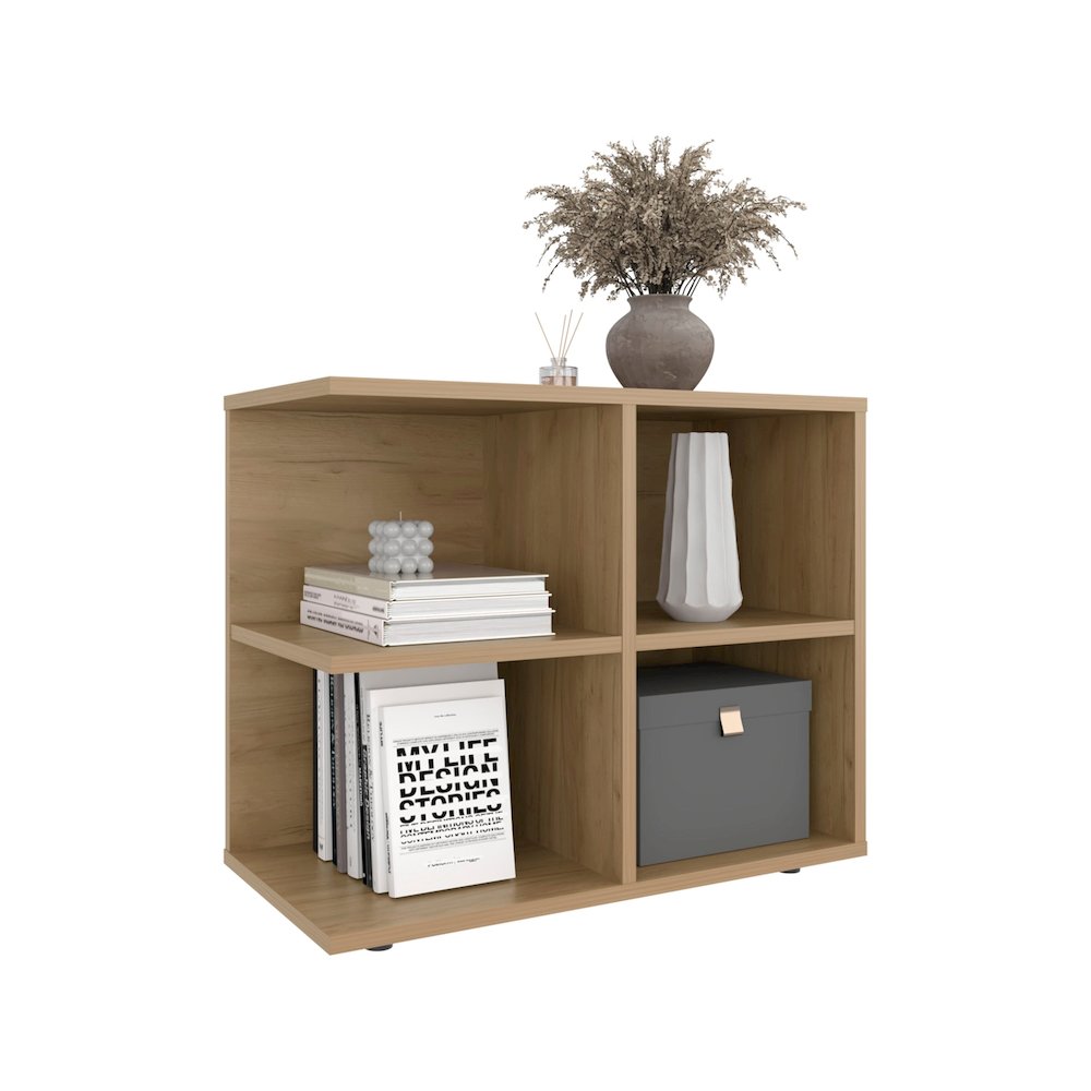 Orchards Console Sideboard, 4 Shelves, Natural Oak. Picture 2