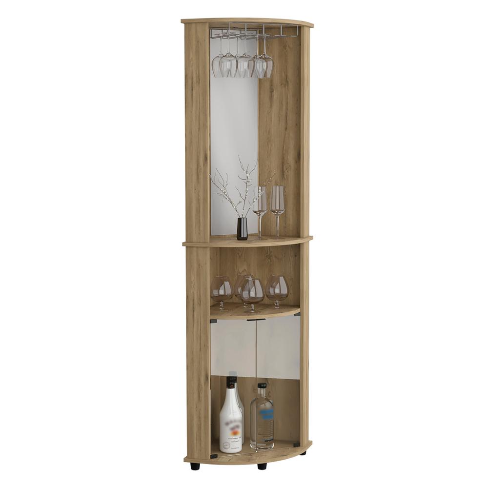 DEPOT E-SHOP Nashville - Corner Bar Cabinet Unit. Picture 2