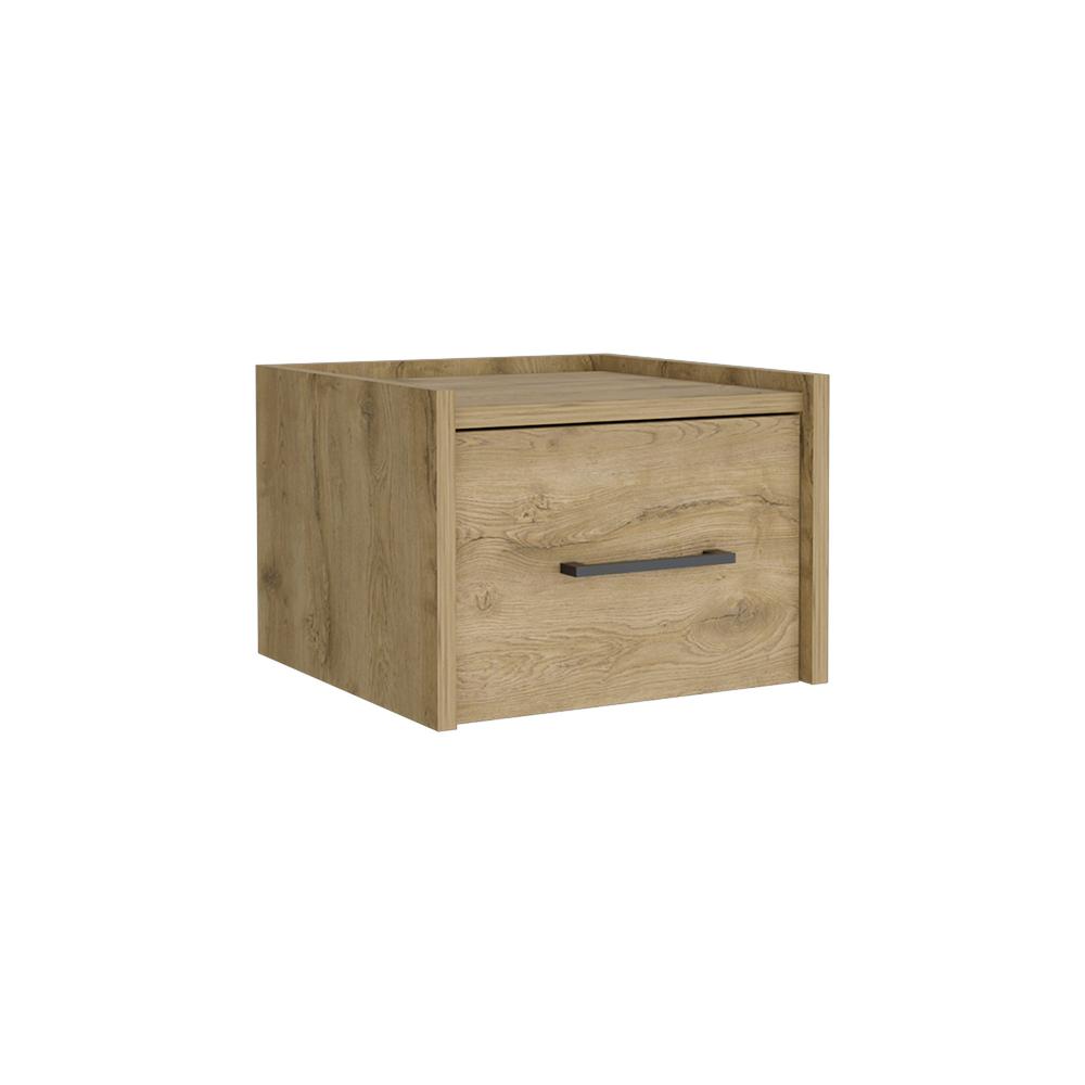 Floating Nightstand, Space-Saving Design with Handy Drawer and Surface. Picture 1