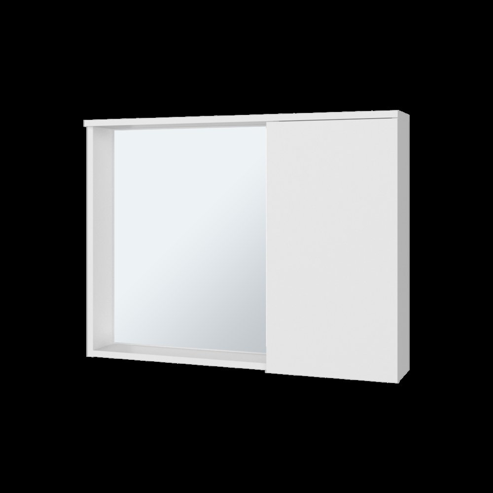Nome Medicine Cabinet with Interior Storage Compartments, White. Picture 7