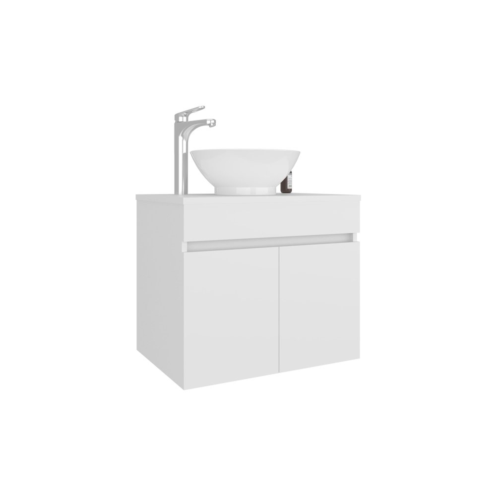 Capac Bathroom Vanity, 2 Doors, White. Picture 3